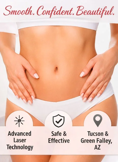 Brazilian laser hair removal in Tucson, AZ