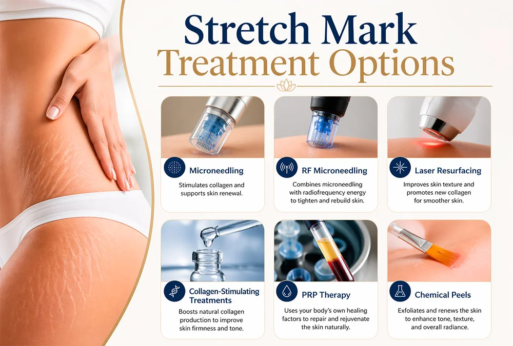 Stretch mark treatment options
