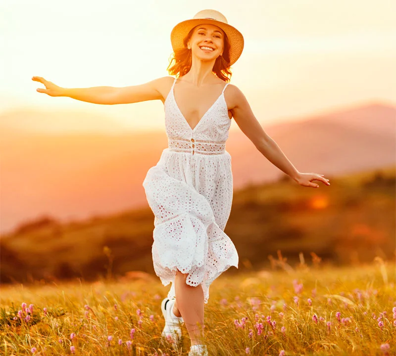 Happy woman